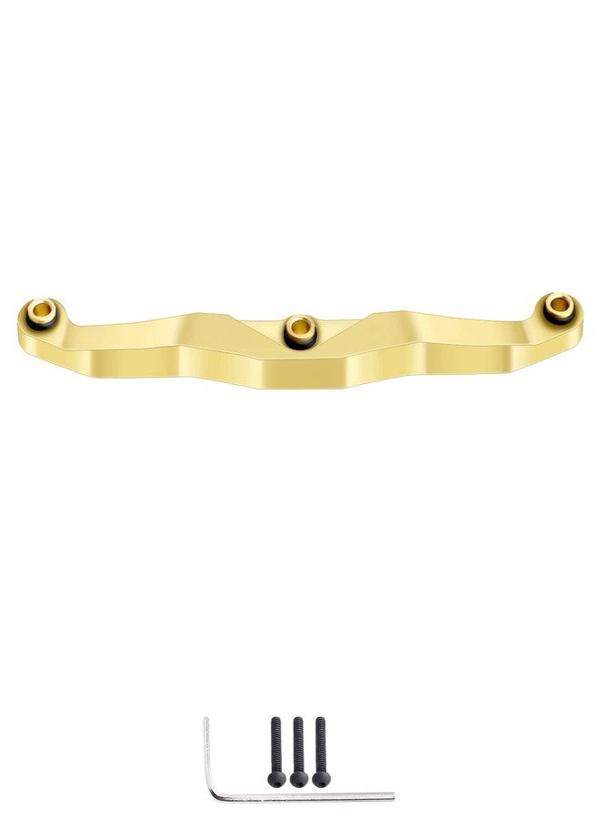 CrazyHobby Brass Steering Link for TRX4M TRX4MT Bronco Defender 1/18 Crawler Car Upgrades Parts (Gold) - Image 1